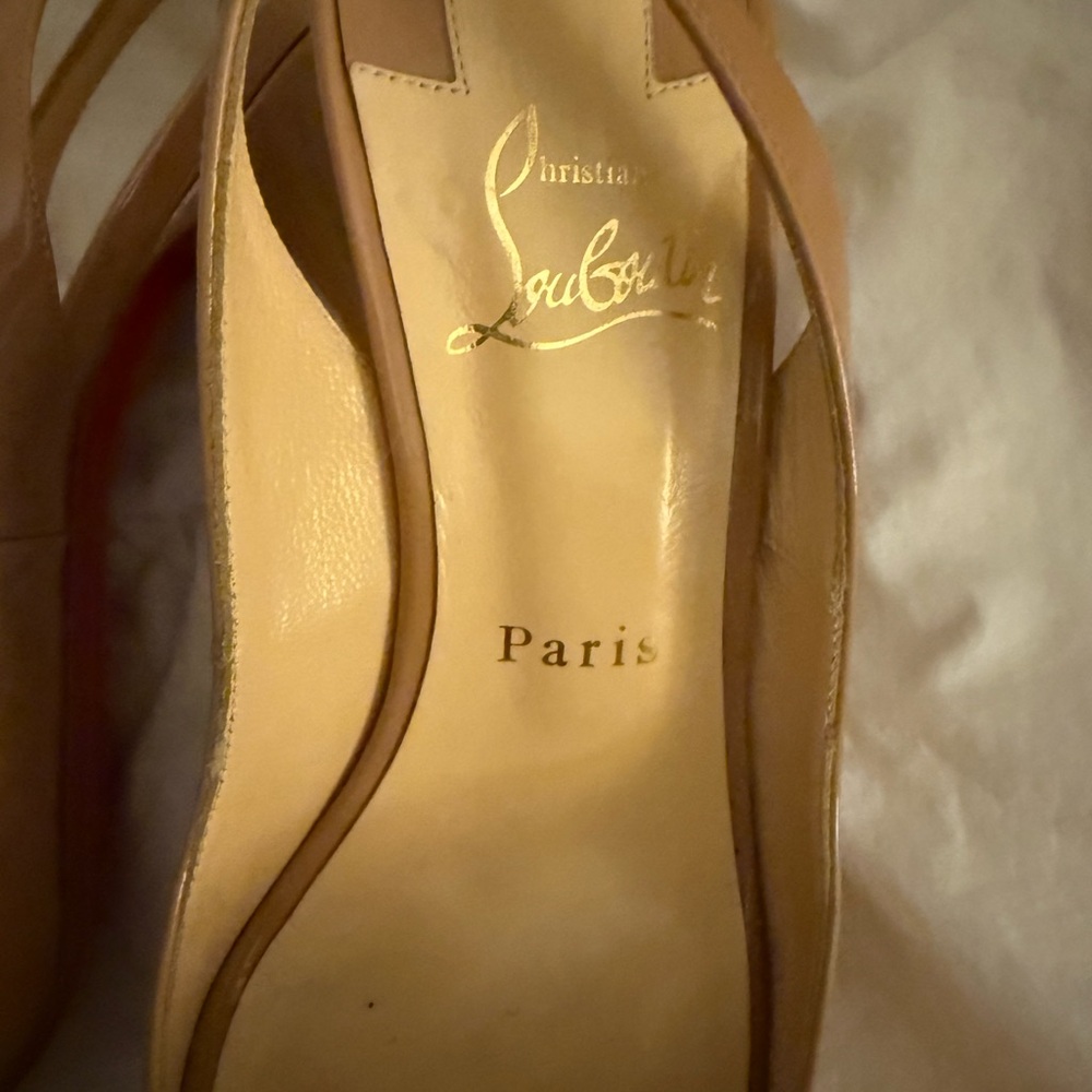 Christian Louboutin Tan Women's Shoes